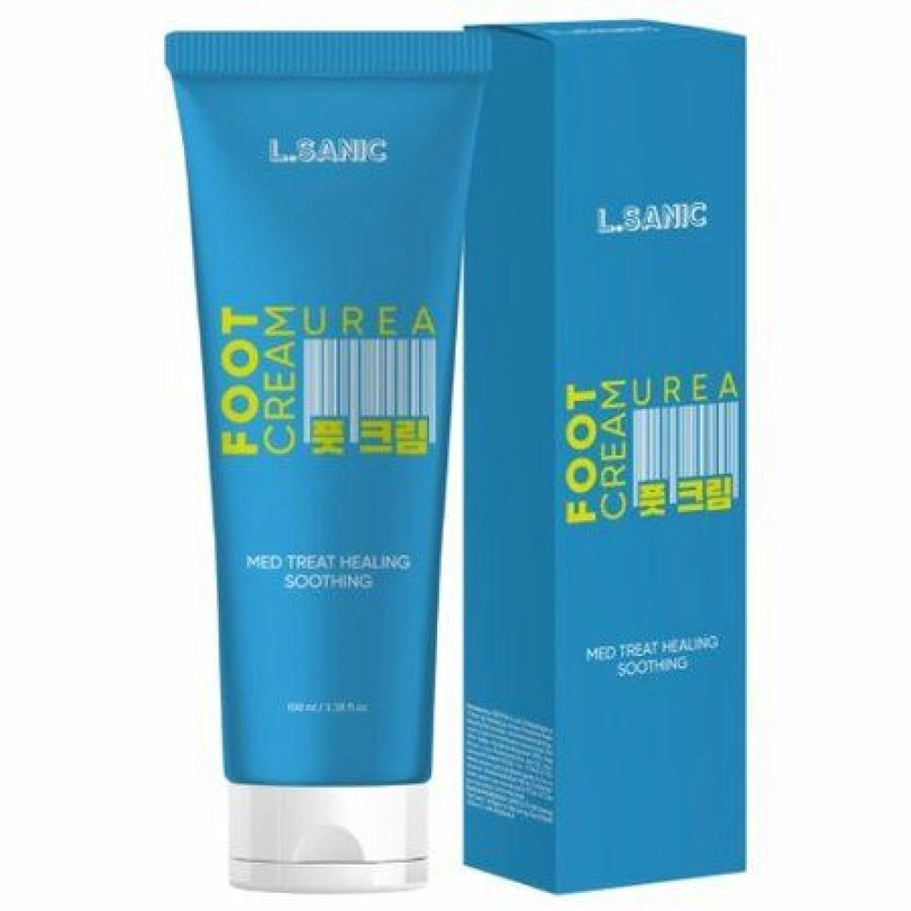 Крем для ног смягчающий с мочевиной,  100ml L.Sanic